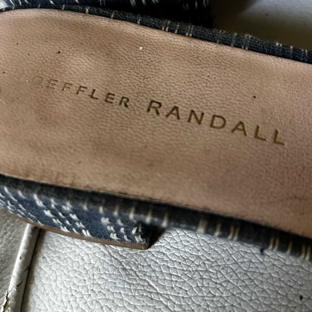 Loeffler Randall Blue Knotted slides / sandals sz 10 good condition - Picture 4 of 7